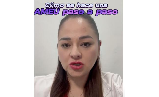 ¿Cómo se hace una AMEU paso a paso?